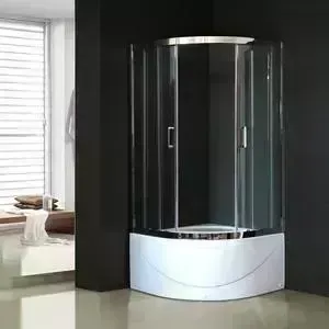 Душевой уголок Royal Bath BK 100х100х200 прозрачное (RB100BK-T-CH)