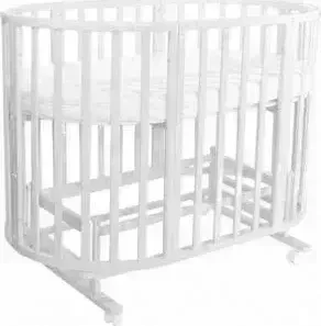 Кроватка детская EVERFLO Allure 7 в 1 C маятником milk ES-008 (ПП100004168)