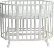 Кроватка детская EVERFLO Allure 7 в 1 C маятником ivory ES-008 (ПП100004167)