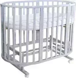 Кроватка детская EVERFLO Allure 7 в 1 C маятником gray ES-008 (ПП100004166)
