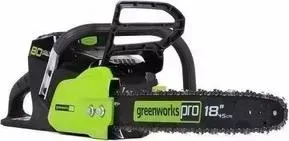 Электропила аккумуляторная GreenWorks GD80CS50K2
