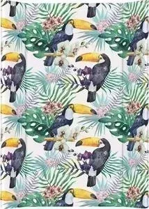 матрас Ceba Baby Пеленальный без изголовья Flora Fauna 70 см на кровать W-200(Tucan W-200-099-544) (123748)