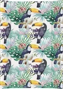 матрас Ceba Baby Пеленальный 70 см Flora Fauna мягкий без изголовья W-102(Tucan W-102-099-544) (123753)