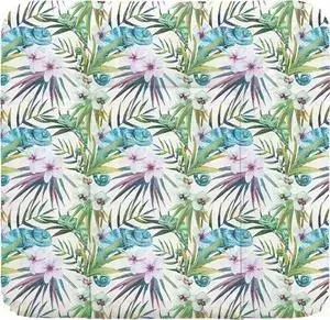 матрас Ceba Baby Пеленальный 70x75 см Flora Fauna мягкий на комод W-144(Camaleon Blanco W-144-099-542) (123773)