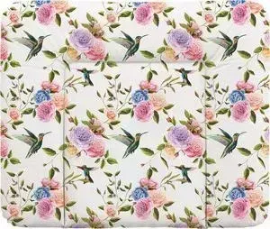 Пеленальный матрас Ceba Baby 70x85 см Flora Fauna мягкий на комод W-134(Flores W-134-099-546) (123777)