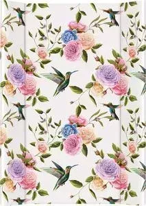 матрас Ceba Baby Пеленальный без изголовья Flora Fauna 70 см на кровать W-200(Flores W-200-099-546) (123745)