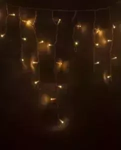 Гирлянда Neon-Night Айсикл (бахрома) светодиодный, 4,8 х 0,6 м, белый провод, 230 В, диоды ТЕПЛЫЙ БЕЛЫЙ, 152 LED