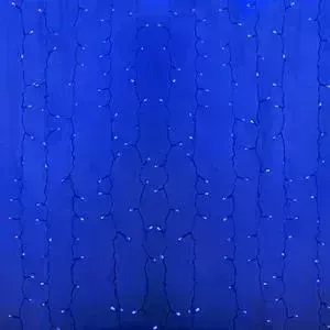 Гирлянда Neon-Night "Светодиодный Дождь" 2x0,8м, прозрачный провод, 230 В, диоды Синие, 160 LED