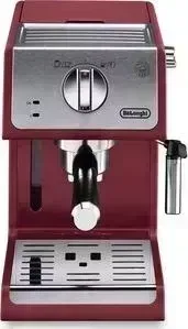 Кофеварка DE LONGHI ECP 33.21.R красный/ серебристый