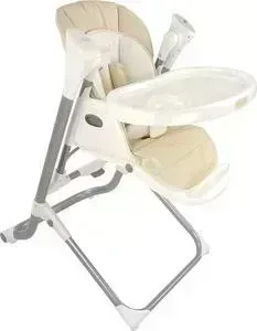 Электрокачели 2в1 Pituso AVILA с вкладышем Beige/ Бежевый ECO- кожа TY-838