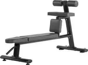 Скамья для скручиваний горизонтальная Bronze Gym H-035 (черный)