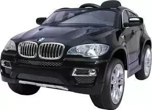 Электромобиль Farfello JJ258 BMW X6 (лицензия, 12V, металлик, EVA, экокожа) черный