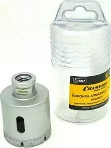 Коронка алмазная CHAMPION 50х66мм М14 V-tech (C1657)