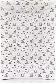 Матрац пеленальный Ceba Baby 70 см с изголовьем на кровать 120*60 см Day Night Rockling Horse W-201-094-520