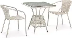 Комплект Afina garden плетеной мебели из искусственного ротанга T706/Y137C-W85 2Pcs latte