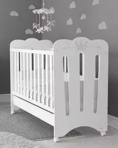 Кроватка детская Micuna Meghan 120*60 white с матрацем CH-620