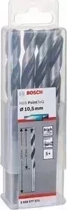Сверло по металлу BOSCH 5шт HSS PointTeQ 10,5 мм (2.608.577.273)