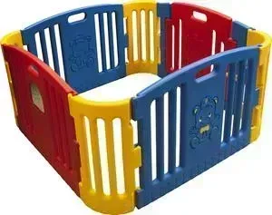 Детское ограждение манеж Edu Play крас /жел (без шаров) (116x116x60h) gp-8011r