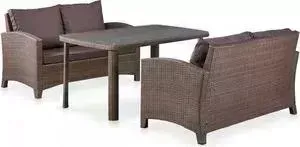 Комплект Afina garden плетеной мебели из искусственного ротанга T51A/S58A-W773 brown