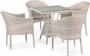 Комплект Afina garden плетеной мебели из искусственного ротанга T706/Y350-W85 4Pcs latte