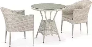 Комплект Afina garden плетеной мебели из искусственного ротанга T705ANT/Y350-W85 2Pcs latte