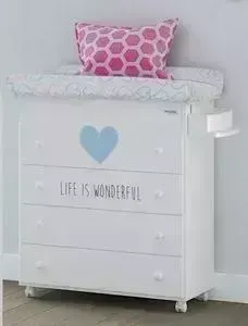 Комод Micuna пеленальный Wonderful B-970 white/blue
