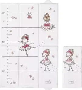 Матрац пеленальный Ceba Baby 40*60 см для путешествий Prima Ballerina white W-305-090-101
