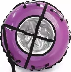 Ватрушка надувная Hubster Тюбинг Ринг фиолетовый-серый 90 см