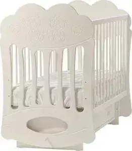 Кроватка детская Кубаньлесстрой Baby Sleep-1 маятник поперечный ваниль БИ 43.2