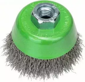 Корщетка BOSCH чашечная М14, 0,3х65 мм витая, Inox 115 (2.609.256.501)