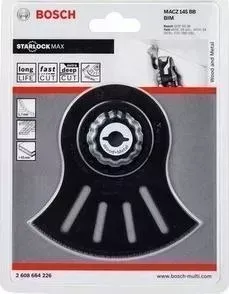 Пильное полотно BOSCH StarlockMax BIM сегментированное 145 мм MACZ 145 BB (2.608.664.226)