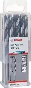 Сверло по металлу BOSCH 10шт HSS PointTeQ 7 мм (2.608.577.238)
