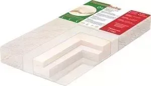 Матрас Ploomababy детский MEMORY 1 MHS A1 120х60х12 aloe/ мемори/холлкон/сизаль M1 1 MHS A1