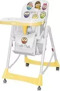 Стул для кормления Lorelli Primo Желтый / Yellow Cute Owls 1830