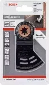 Пильное полотно BOSCH Starlock Plus твердосплавное Dual-Tec 53x40 мм PAYZ 53 BPB (2.608.664.209)
