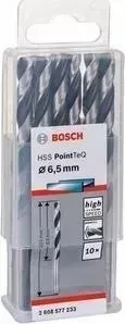 Сверло по металлу BOSCH 10шт HSS PointTeQ 6,5 мм (2.608.577.233)