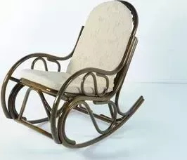 Кресло Vinotti -качалка с подушкой 05/04 олива