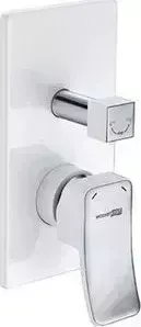 Смеситель для ванны Wasserkraft и душа Aller 1060WHITE встраиваемый (10641WHITE)