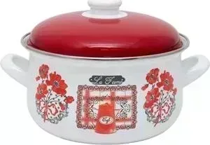 Кастрюля эмалированная Savasan 4.8 л Этюд 4.8л 8252
