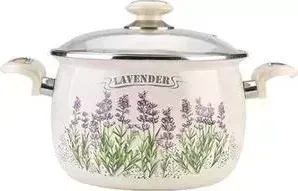 Кастрюля эмалированная Laurel 3.5 л Lavender (L91913)