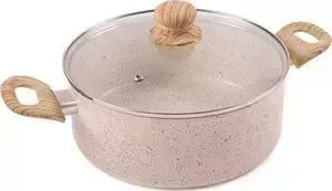 Кастрюля ENDEVER 4.0 л Stone-Beige-24C