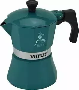 Кофеварка VITESSE гейзерная (VS-2648 Зеленый)