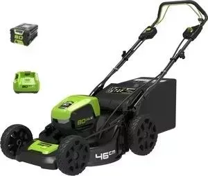 Газонокосилка аккумуляторная GreenWorks GD80LM46SPK4 (2501007UB)