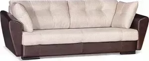 Диван Галактика Кентукки Д3 mercury dark brown, alba cream