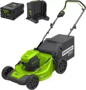 Газонокосилка аккумуляторная GreenWorks GD60LM51HPK4 (2502707UB)