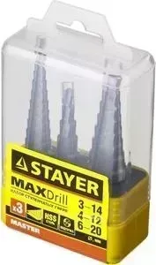 Набор сверл по металлу STAYER Master сталям и цветным металлам (29660-3-20-H3)