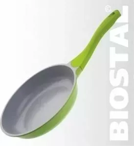 Сковорода BIOSTAL d 26 см (Bio-FP-26 салат/серый)