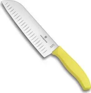Нож Victorinox сантоку 17 см Swiss Classic желтый (6.8526.17L8B)