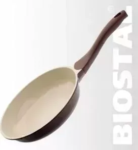 Сковорода BIOSTAL d 28 см (Bio-FP-28 корич/беж.)
