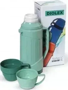 Термос Diolex со стеклянной колбой 1.8 л (DXP-1800-1-B)